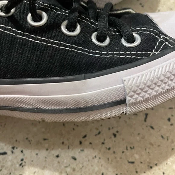 Converse All Star Black and White Sneakers - Picture 9 of 9